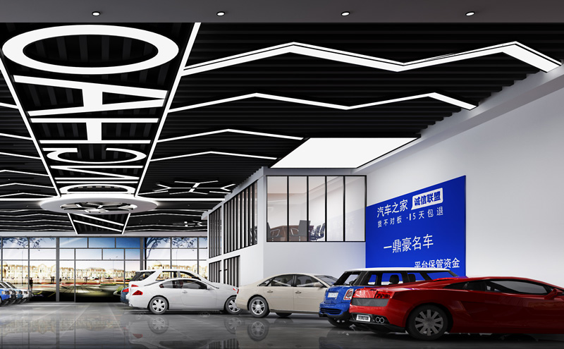 4S店(diàn)裝修設計 一鼎豪名車(chē)裝修